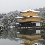 雪の金閣寺