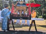 今日は10月1日、塩竈神社の秋祭り！　集落自慢の神輿が練り回ります！